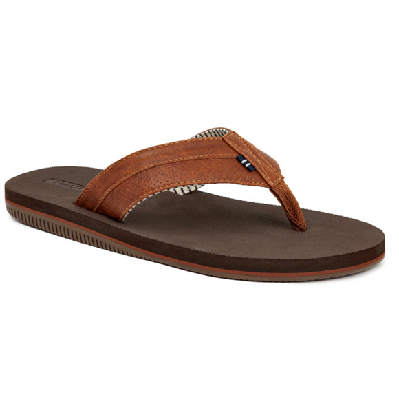 Nautica Other - Nautica Slip On Faux Leather Clarkson 2 Sandals Size 9 Thong Flip Flop Cushioned